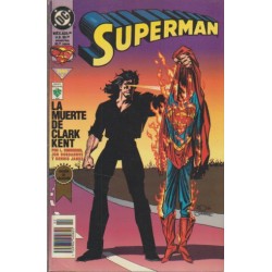 SUPERMAN LA MUERTE DE CLARK KENT , EDICIONES VID , COMPLETA 2 TOMOS