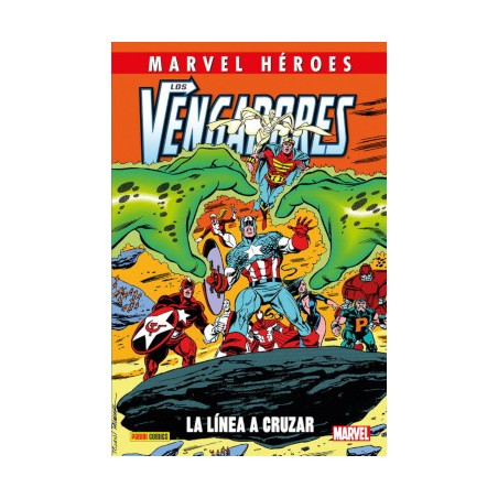 MARVEL HEROES COLECCIONABLE Nº 102 LOS VENGADORES : LA LINEA A CRUZAR
