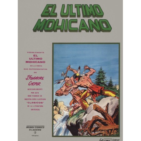 MUNDI COMICS CLASICOS Nº 3 EL ULTIMO MOHICANO