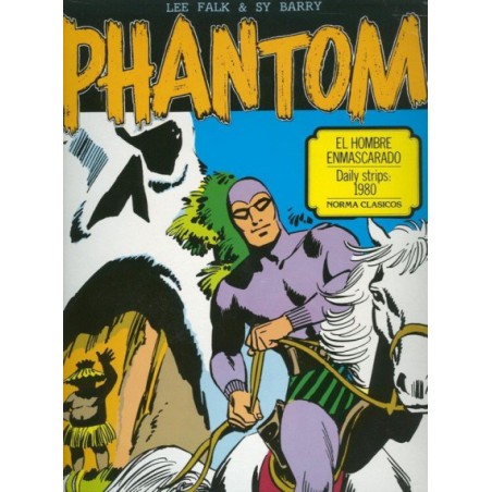 NORMA CLASICOS Nº 8 a 10 - DAILY STRIP  DOMINICALES PHANTOM DAILY STRIPS 1979 A 1980  EL HOMBRE ENMASCARADO, 3 albumes