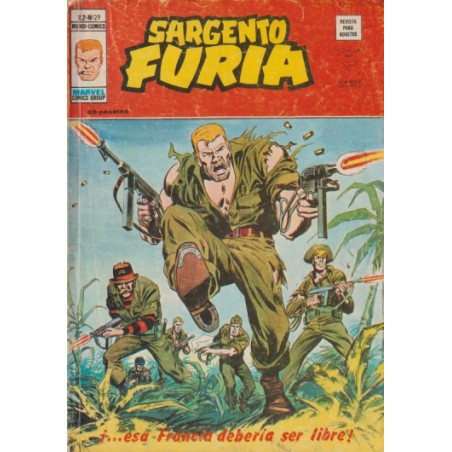 SARGENTO FURIA ED.VERTICE VOL.2 Nº 29 ¡ ...ESA FRANCIA DEBERIA SER LIBRE ¡