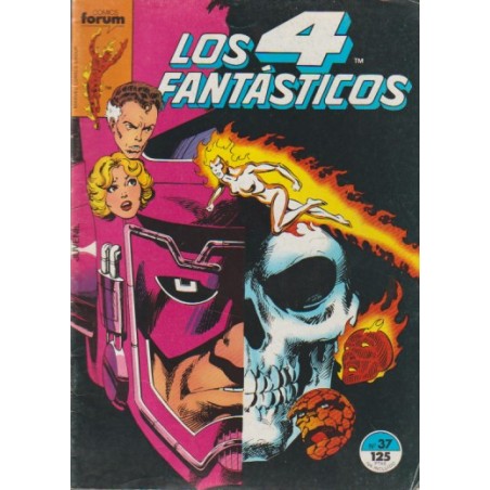 LOS 4 FANTASTICOS Nº 37 VOL.1 EDITORIAL FORUM POR JOHN BYRNE