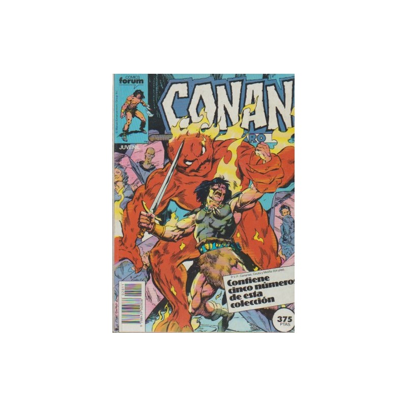 CONAN EL BARBARO VOL.1 RETAPADO CON LOS NUMEROS 141 AL 145