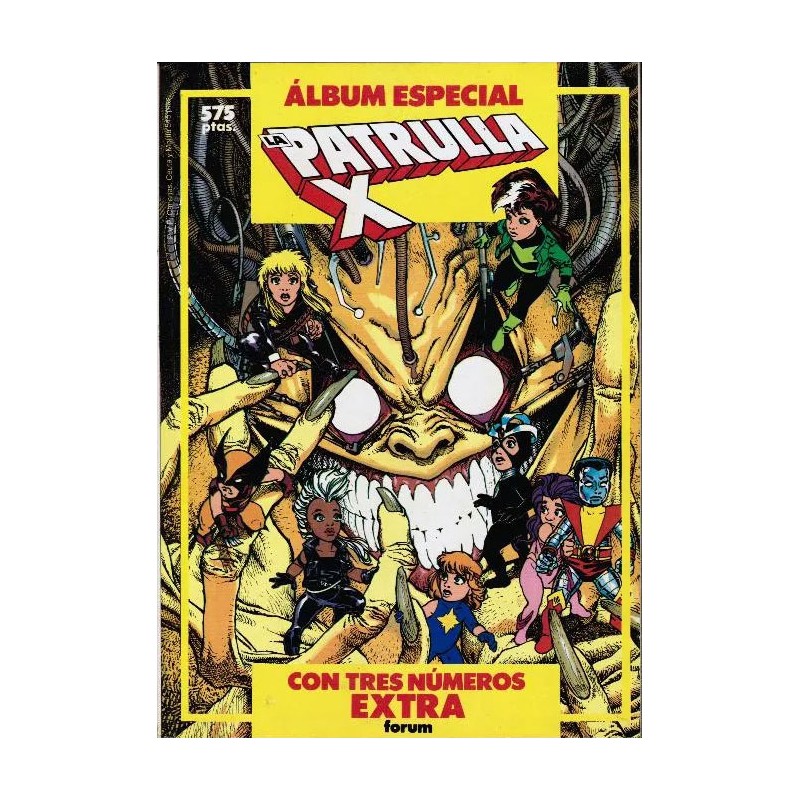 ALBUM ESPECIAL LA PATRULLA X CON LOS ESPECIALES DE PRIMAVERA , VERANO E INVIERNO DE 1988