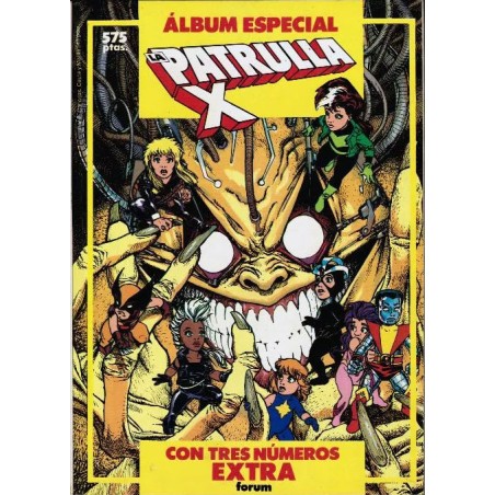 ALBUM ESPECIAL LA PATRULLA X CON LOS ESPECIALES DE PRIMAVERA , VERANO E INVIERNO DE 1988
