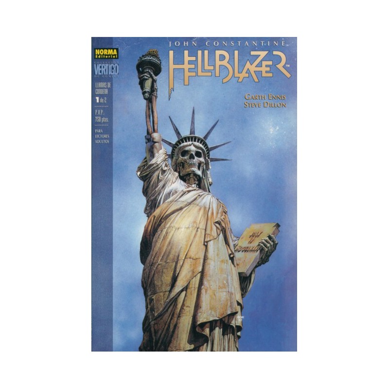 HELLBLAZER : LLAMAS DE CONDENA COMPLETO 2 EJ DE GARTH ENNIS Y STEVE DILLON