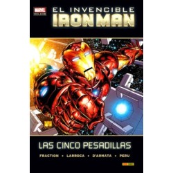 MARVEL DELUXE EL INVENCIBLE IRON MAN Nº 1 a 3 LAS CINCO PESADILLAS ,EL MAS BUSCADO DEL MUNDO Y STARK DESMANTELADO