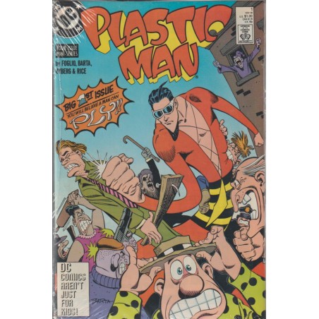 PLASTIC MAN USA Nº 1 A 4, COMPLETA , COMIC-BOOKS , INGLES