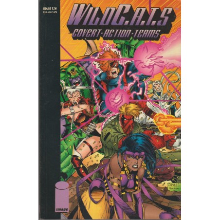 WILDCATS COMPEDIUM ,PRIMEROS NUMEROS DE LA SERIE, RUSTICA , INGLES, POR JIM LEE Y BRANDON CHOI