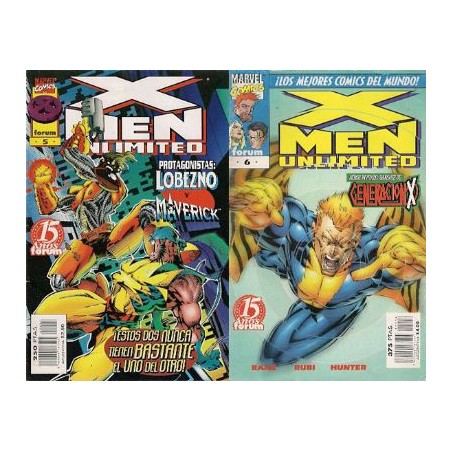 X-MEN COLECCIONES DISPONIBLES