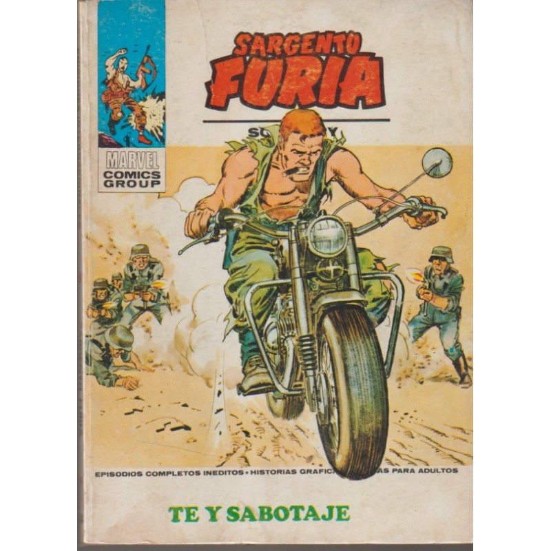 SARGENTO FURIA ED.VERTICE VOL.1 Nº 24 TE Y SABOTAJE