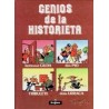 GENIOS DE LA HISTORIETA ALBUM CON :  LAS HERMANAS GILDA,DON PIO, DOÑA URRACA Y EL REPORTER TRIBULETE