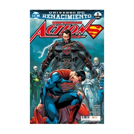 UNIVERSO DC RENACIMIENTO - SUPERMAN ACTION COMICS Nº 1 A 7 Y 9
