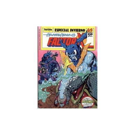 FACTOR X VOL.1 ESPECIALES PRIMAVERA Y VERANO 1988 Y 1989 CONTRA LOS SUPERSOLDADOS SOVIETICOS , LOS INHUMANOS, LA GUERRA DE LA EVOLUCION Y ATLANTIS ATACA