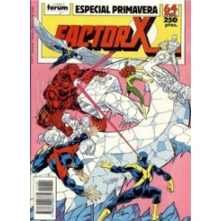 FACTOR X VOL.1 ESPECIALES PRIMAVERA Y VERANO 1988 Y 1989 CONTRA LOS SUPERSOLDADOS SOVIETICOS , LOS INHUMANOS, LA GUERRA DE LA EVOLUCION Y ATLANTIS ATACA