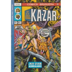 KA-ZAR ED.BRUGUERA Nº 1 A 7 , COLECCION COMPLETA