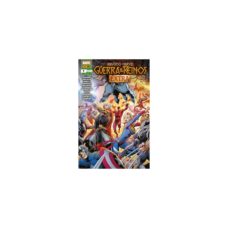 UNIVERSO MARVEL LA GUERRA DE LOS REINOS EXTRA COL.COMPLETA 3 EXTRAS