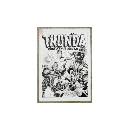 THUNDA KING OF THE CONGO POR FRANK FRAZETTA , 1973 , INGLES