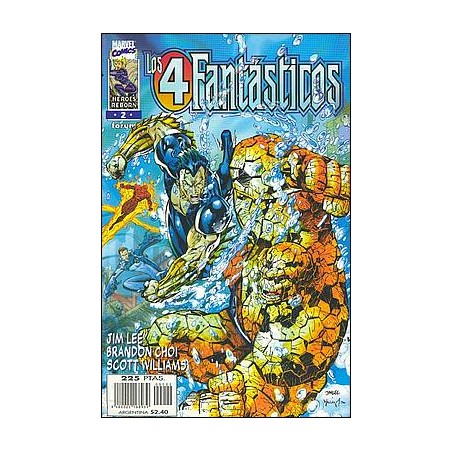 LOS 4 FANTASTICOS HEROES REBORN Nº 1 A 3