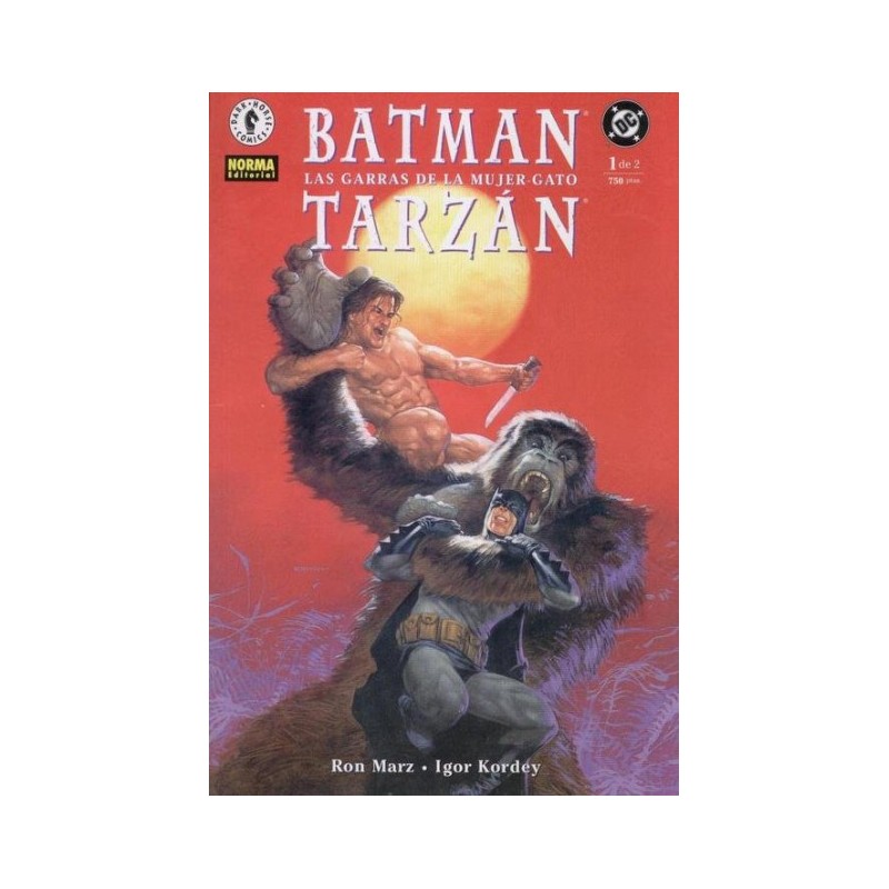 BATMAN & TARZAN : EN LAS GARRAS DE LA MUJER-GATO Nº 1 DE 2