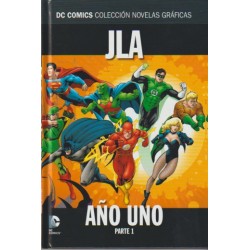 DC COMICS COLECCION NOVELAS GRAFICAS Nº 10 Y 11 : JLA AÑO UNO , COMPLETA EN 2 PARTES