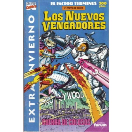 LOS NUEVOS VENGADORES VOL.1 EXTRA INVIERNO 1991 EL FACTOR TERMINUS 4ª PARTE