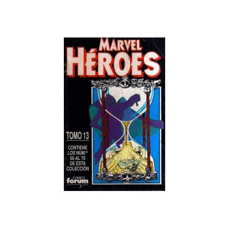 MARVEL HEROES TOMO 13 Nº 66 AL 70 EN UN RETAPADO CONTIENE : HULK CUENTA ATRAS,COL.COMPLETA Y VIUDA NEGRA Nº 1 LA GUERRA MAS FRIA