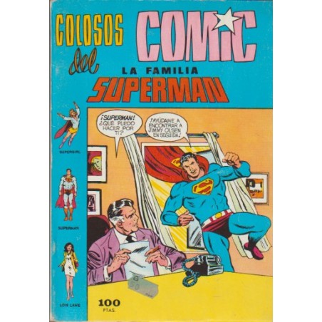 COLOSOS DEL COMIC LA FAMILIA SUPERMAN RETAPADO Nº 2 CON LOS NUMEROS