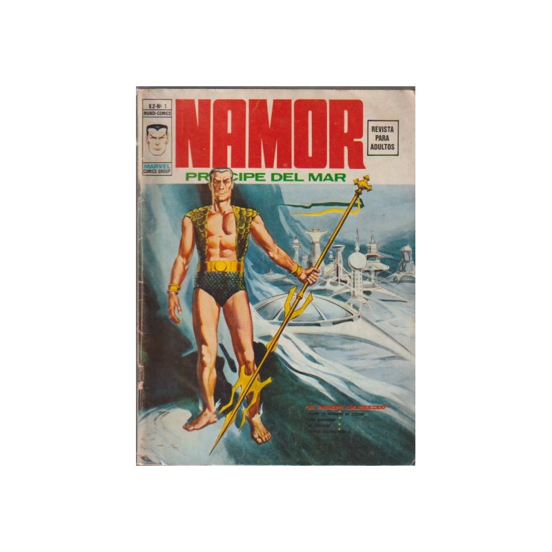 NAMOR PRINCIPE DEL MAR VOL.2 ED.VERTICE Nº 1 Y 2, COL.COMPLETA