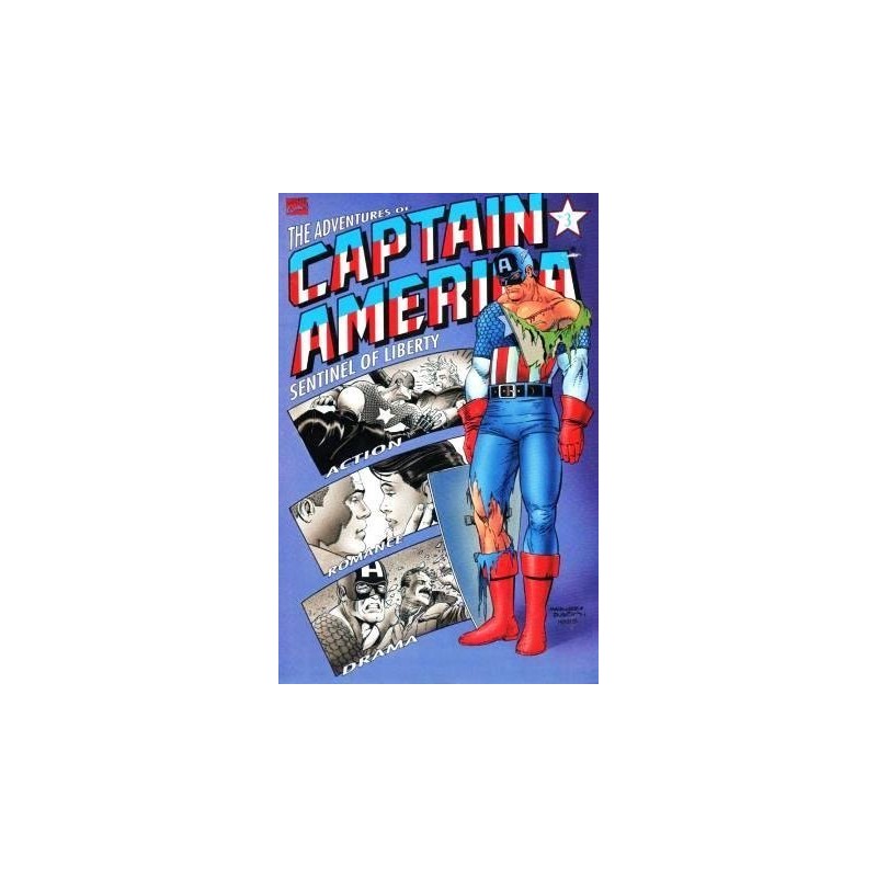 THE ADVENTURES OF CAPTAIN AMERICASENTINEL OF LIBERTY Nº 1 A 3 POR KEVIN MAGUIRE Y FABIAN NICIEZA, INGLES