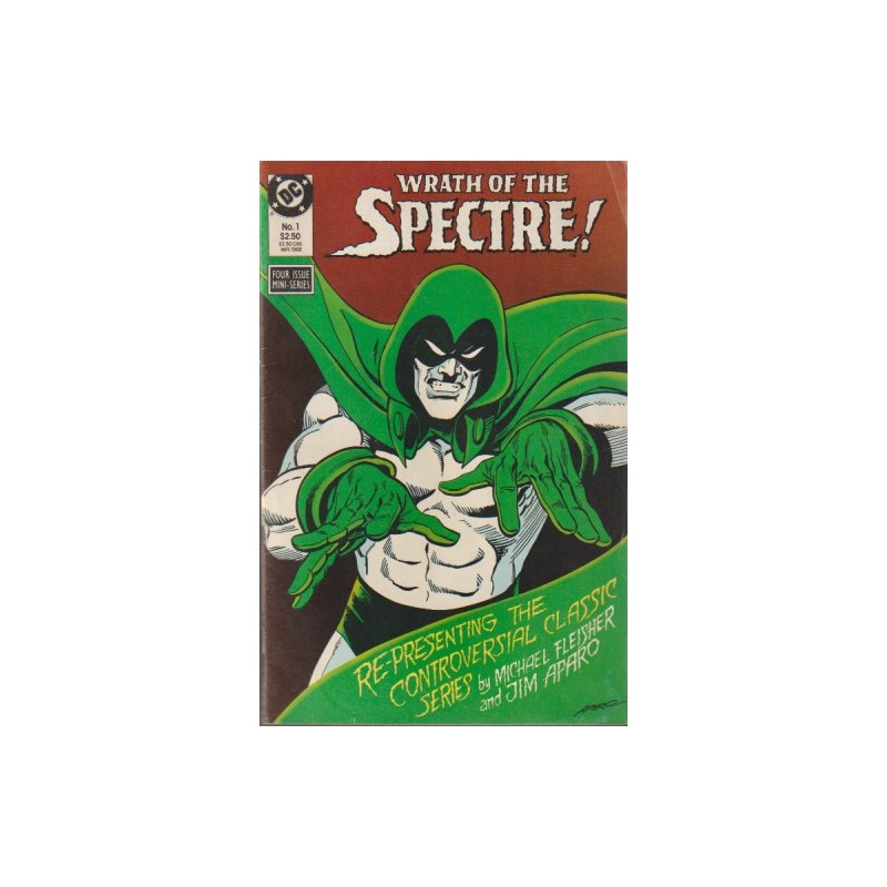 WRATH OF THE SPECTRE Nº 1 RE-PRESENTING THE CONTROVERSIAL CLASSIC SERIES BY MICHAEL FLEISHER AND JIM APARO