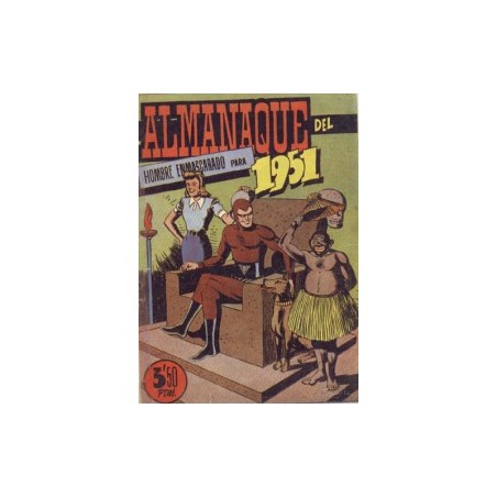 ALMANAQUE DEL HOMBRE ENMASCARADO PARA 1951