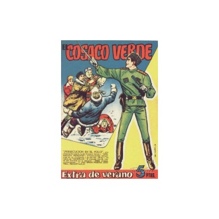 EL COSACO VERDE EXTRA DE VERANO Y ALMANAQUE PARA 1961, REEDICION, POR VICTOR MORA ( EL CAPITAN TRUENO )