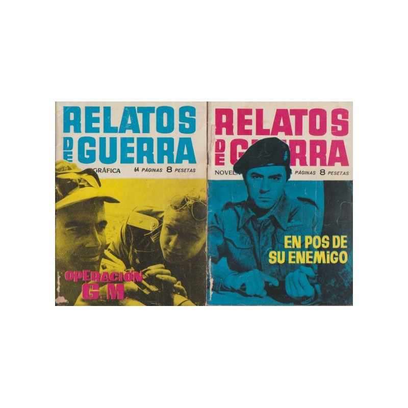 NOVELAS GRAFICAS RELATOS DE GUERRA ED.TORAY n. 1 Y DEL 5 a 8