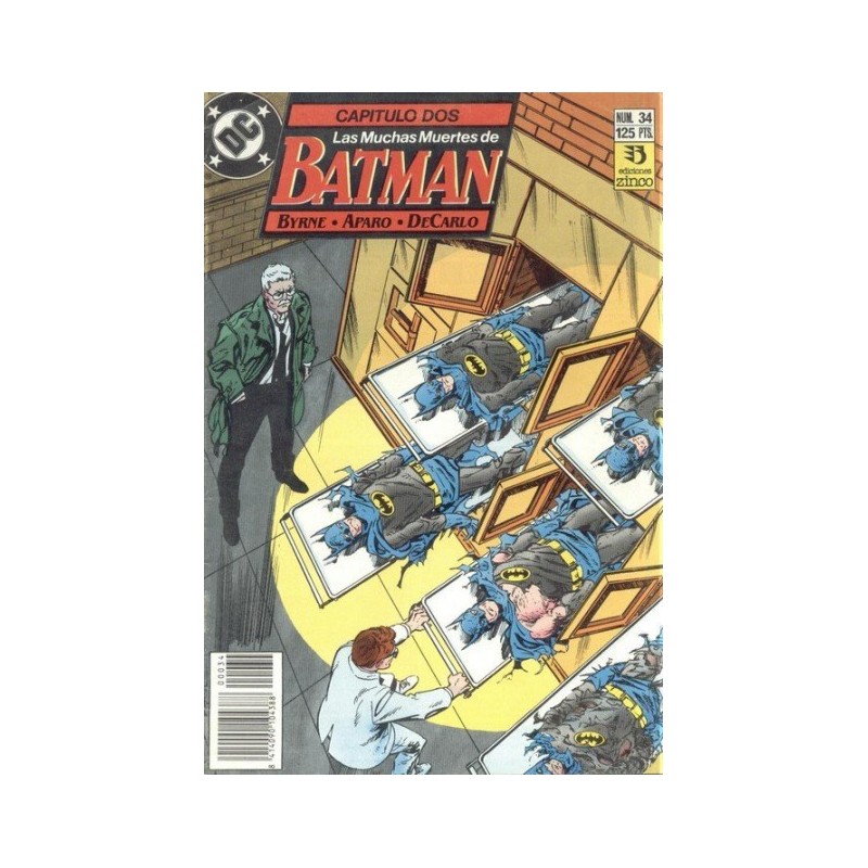 BATMAN VOL.2 Nº 33 AL 35 ED.ZINCO : LAS MUCHAS MUERTES DE BATMAN POR JOHN BYRNE
