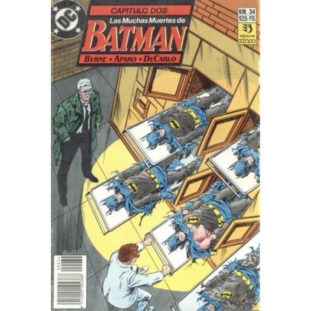 BATMAN VOL.2 Nº 33 AL 35 ED.ZINCO : LAS MUCHAS MUERTES DE BATMAN POR JOHN BYRNE