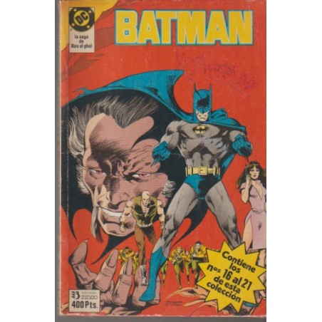 BATMAN VOL.2 EDICIONES ZINCO Nº 16 AL 21 EN UN RETAPADO