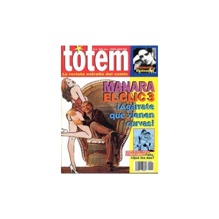 TOTEM NUEVA EPOCA LA REVISTA ESTRELLA DEL COMIX Nº 1 AL 8,COLECCION COMPLETA