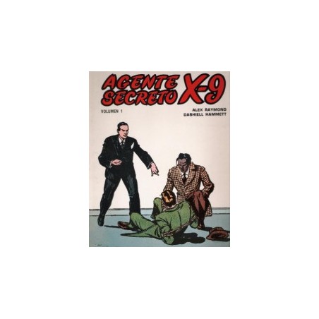 AGENTE SECRETO X-9 DE DE DASHIELL HAMMET Y ALEX RAYMOND,NUMEROS 1 AL 7 , COLECCION COMPLETA