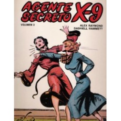 AGENTE SECRETO X-9 DE DE DASHIELL HAMMET Y ALEX RAYMOND,NUMEROS 1 AL 7 , COLECCION COMPLETA