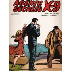 AGENTE SECRETO X-9 DE DE DASHIELL HAMMET Y ALEX RAYMOND,NUMEROS 1 AL 7 , COLECCION COMPLETA