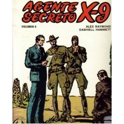 AGENTE SECRETO X-9 DE DE DASHIELL HAMMET Y ALEX RAYMOND,NUMEROS 1 AL 7 , COLECCION COMPLETA