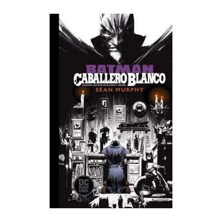 DC BLACK LABEL BATMAN CABALLERO BLANCO EDICION LIMITADA EN BLANCO Y NEGRO