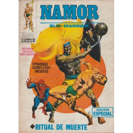 NAMOR ED.VERTICE VOL.1 Nº 18 - RITUAL DE MUERTE , CON SPIDERMAN