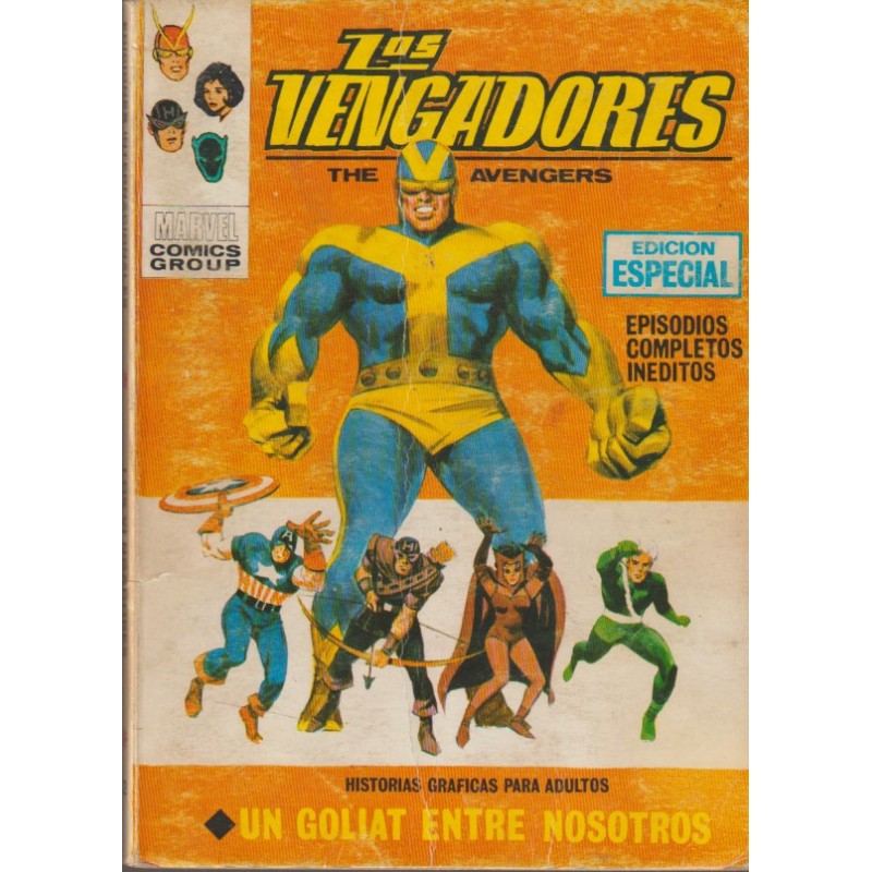 LOS VENGADORES ED.VERTICE VOL.1 Nº 12 - UN GOLIATH ENTRE NOSOTROS