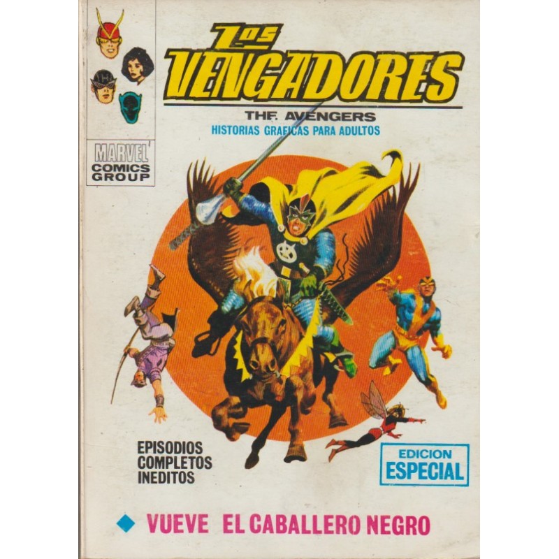 LOS VENGADORES ED.VERTICE VOL.1 Nº 21 VUELVE EL CABALLERO NEGRO