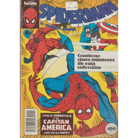 SPIDERMAN VOL.1 ED.FORUM NUMEROS 186 AL 190 EN UN RETAPADO