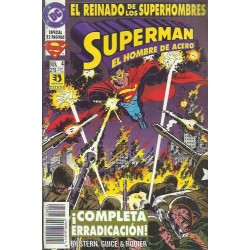 SUPERMAN VOL.3 COL.COMPLETA 36 ejemplares mas SUPERMAN EL HOMBRE DE ACERO COL.COMPLETA 1 AL 14