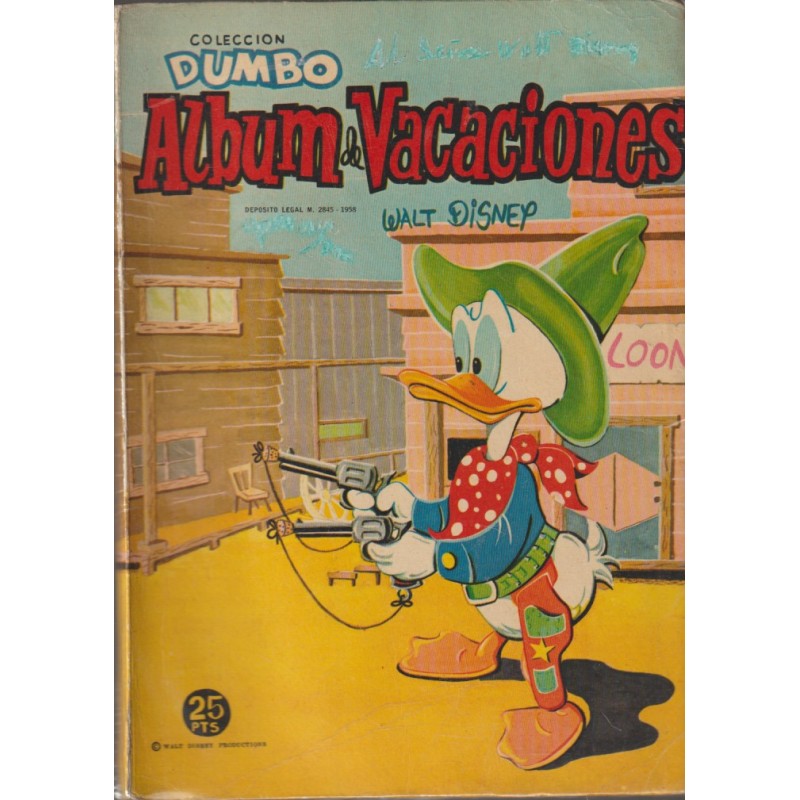 COLECCION DUMBO ALBUM DE VACACIONES 1962