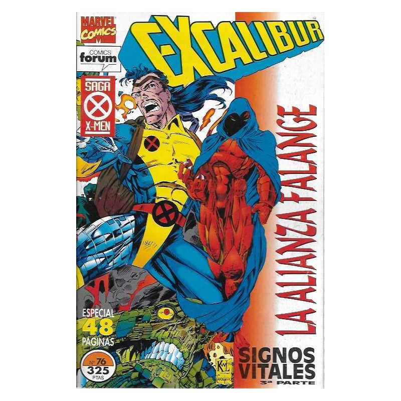 EXCALIBUR VOL.1 n. 76 LA ALIANZA FALANGE 3ª PARTE , SIGNOS VITALES